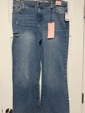 Celebrity Pink Juniors Mid-rise Baggy Jeans